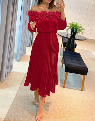 Oriana - Stunning Off Shoulder Maxi Dress