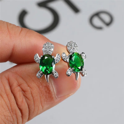 Tide Treasures I  Turtle Earring