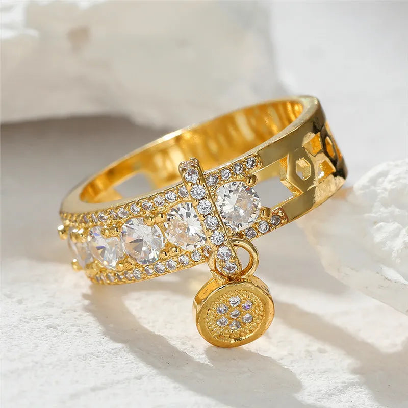 Celeste Glow | White Zircon Ring