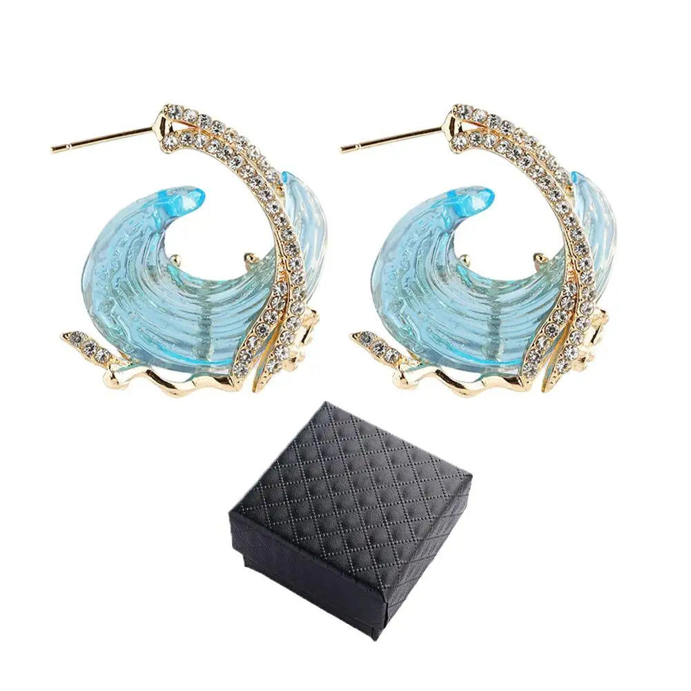 Ocean Flow I Wave Earrings
