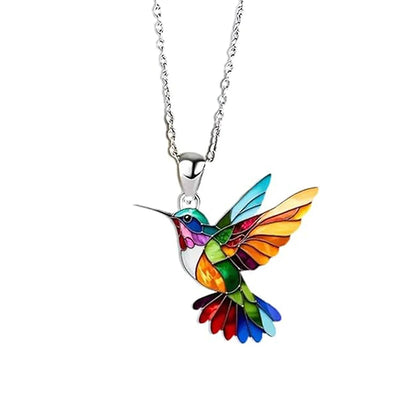 Daizy I Hummingbird Vintage Necklace
