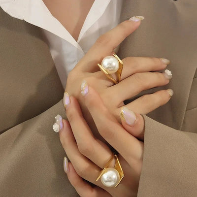 Pearl Haven I Big Pearl Ring