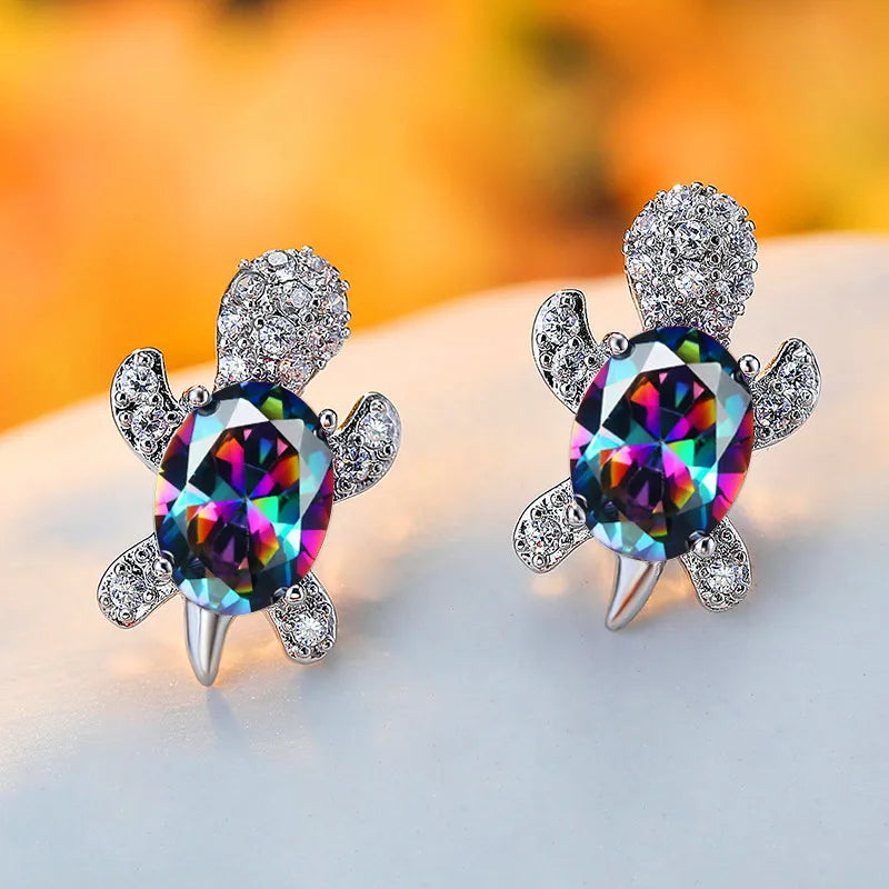 Tide Treasures I  Turtle Earring