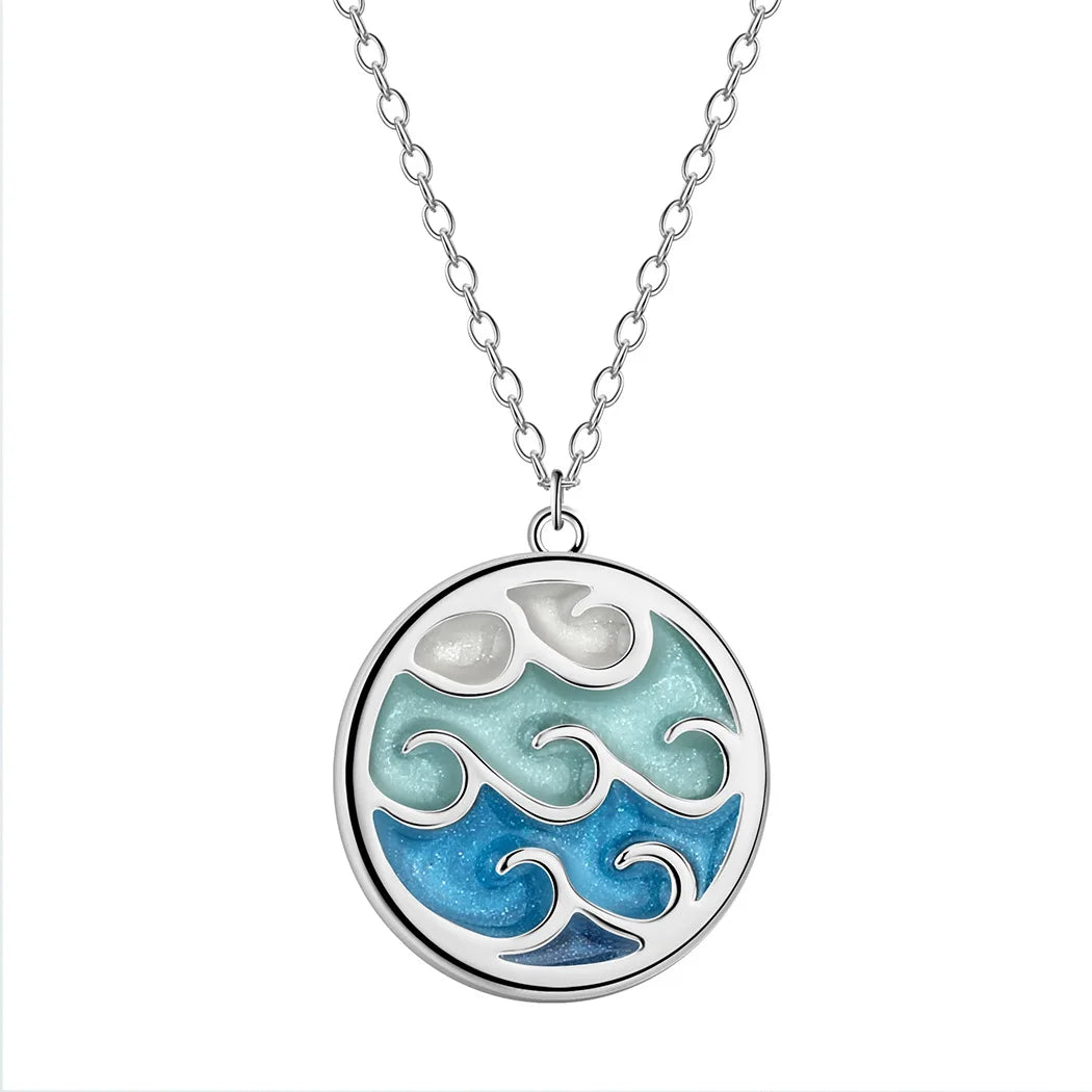 Serene Wave | Golden Wave Necklace