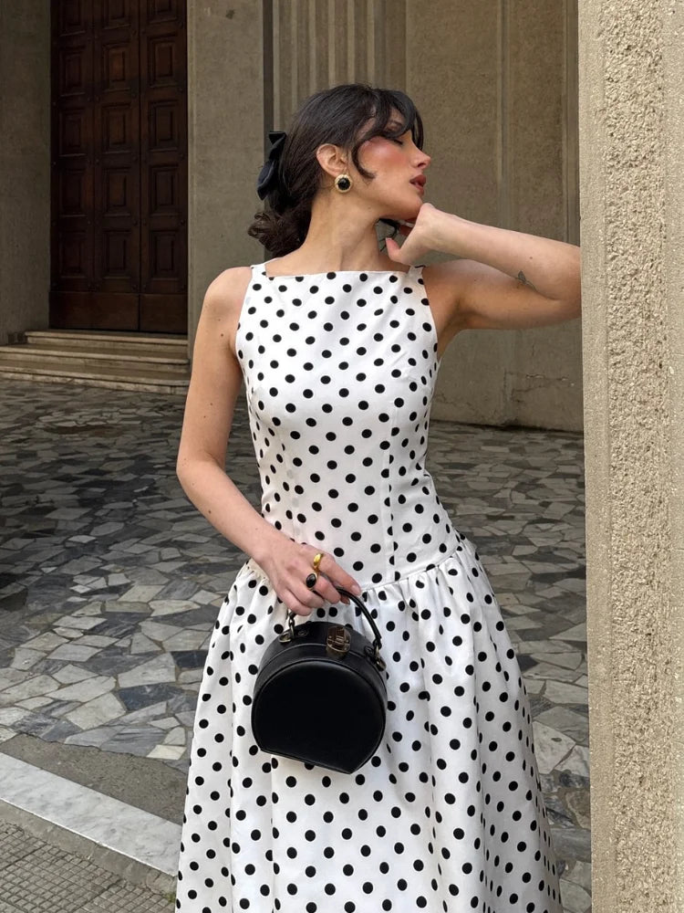 Zadie I Elegant Dot Dress
