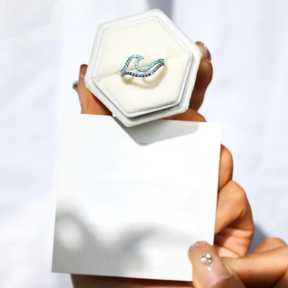 The Wave I Glam Ring
