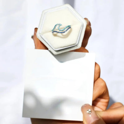 The Wave I Glam Ring