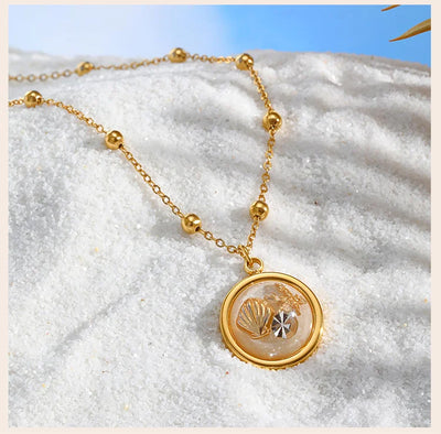 Sunset Shells I Ocean summer necklace