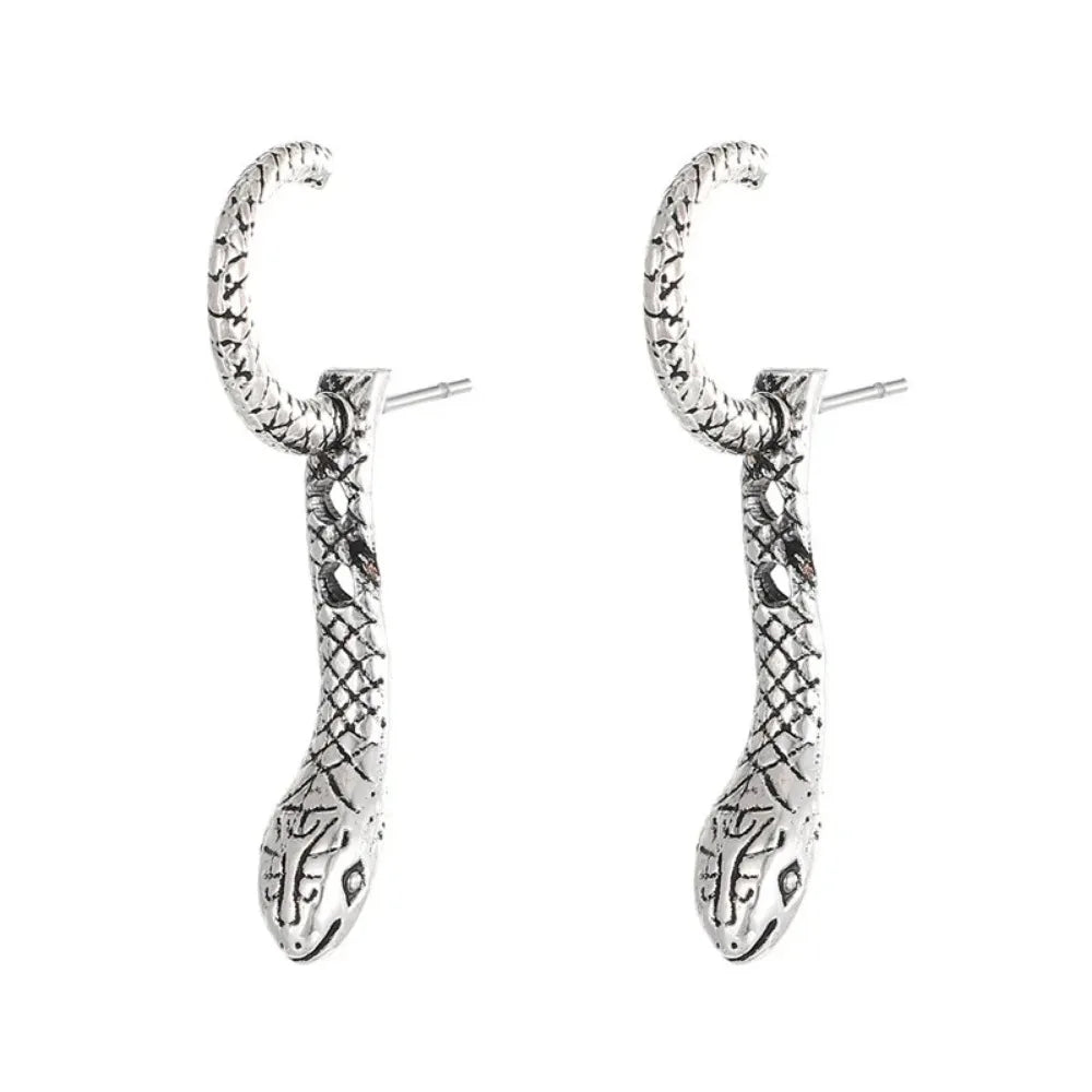 Serpent Elegance I  Snake Earrings