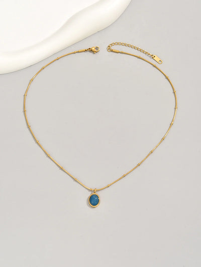 Blue Lagoon I Pearl Necklace