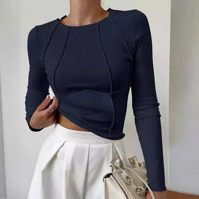 ERICA | LONG‑SLEEVE BASIC LAYERING TOP