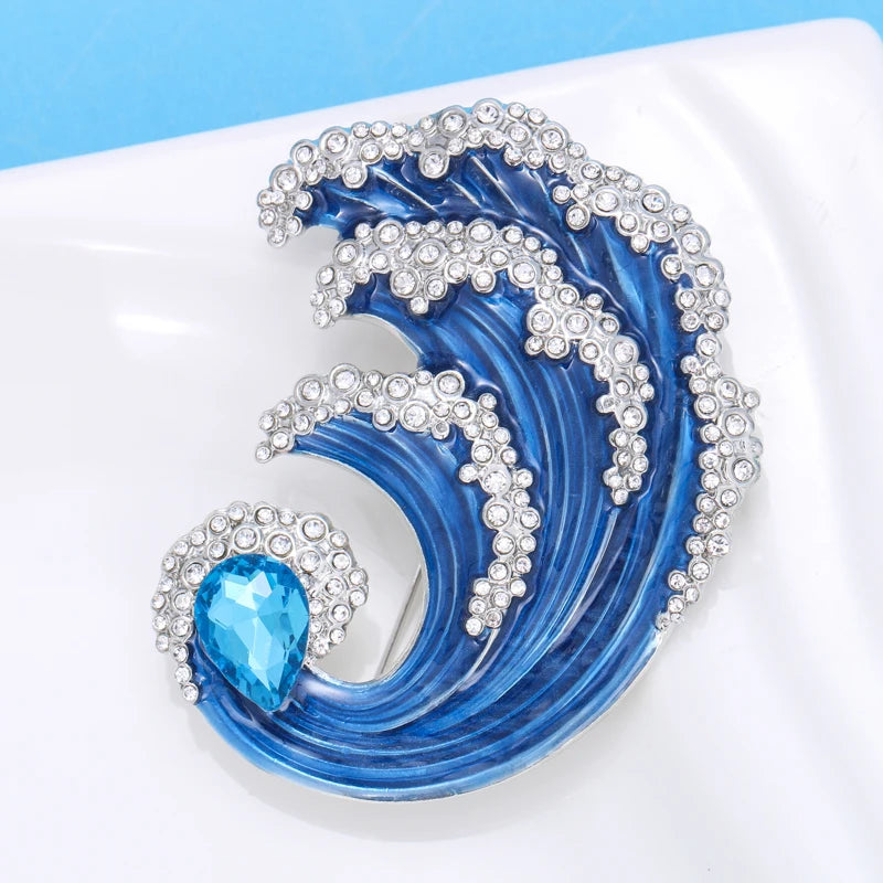 Blue Tide | Classy Brooch