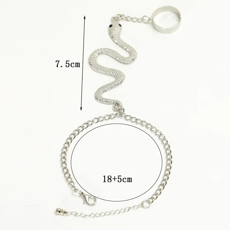 Whispering Coil I Snake Ring
