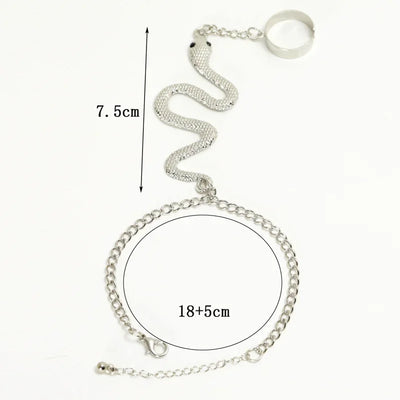 Whispering Coil I Snake Ring