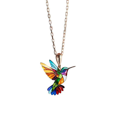 Daizy I Hummingbird Vintage Necklace