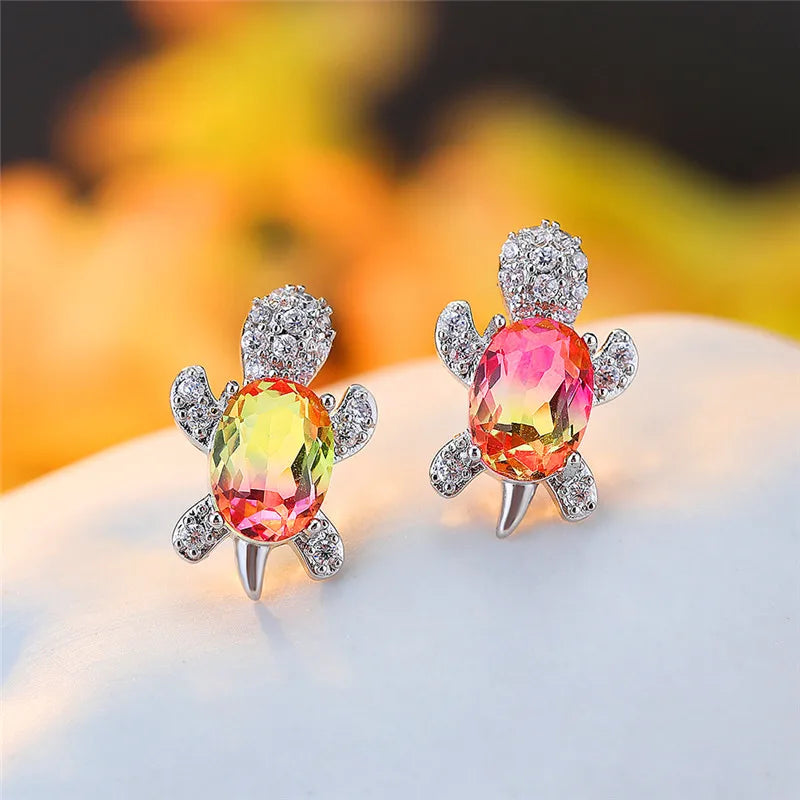 Tide Treasures I  Turtle Earring