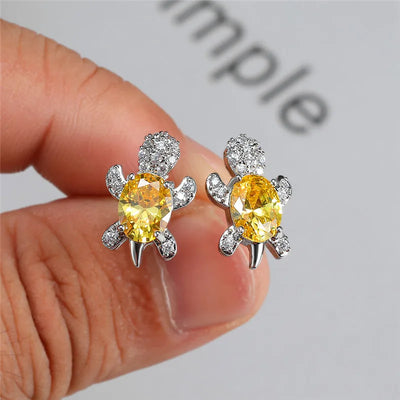 Tide Treasures I  Turtle Earring
