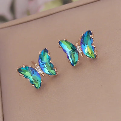 Iridescent Flutter I Butterfly Earring