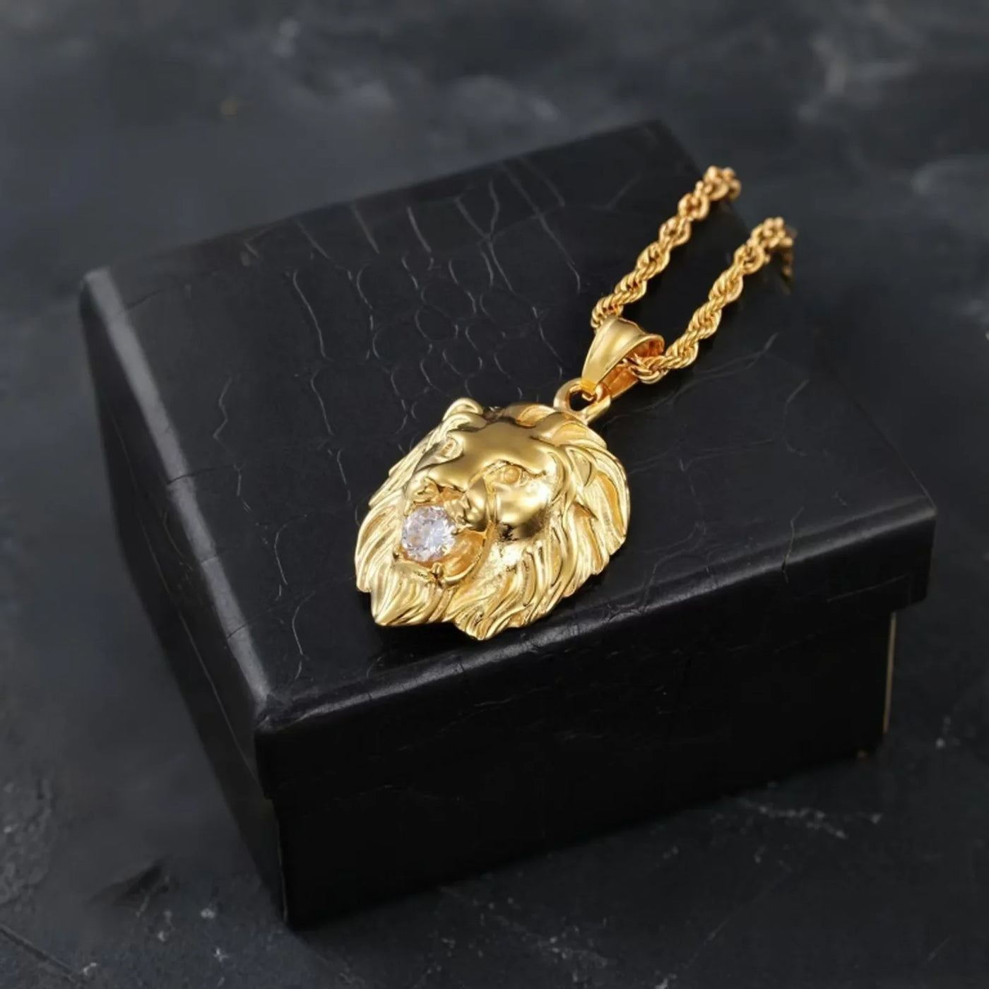 King's Roar I Lion Head Men's Necklace