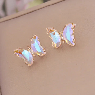 Iridescent Flutter I Butterfly Earring