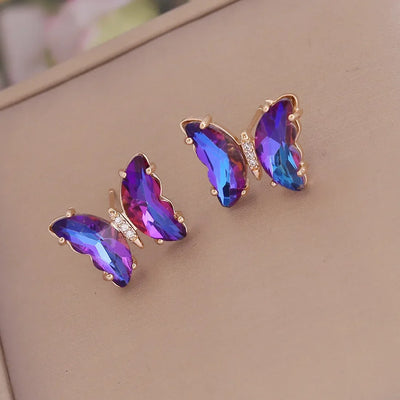 Iridescent Flutter I Butterfly Earring