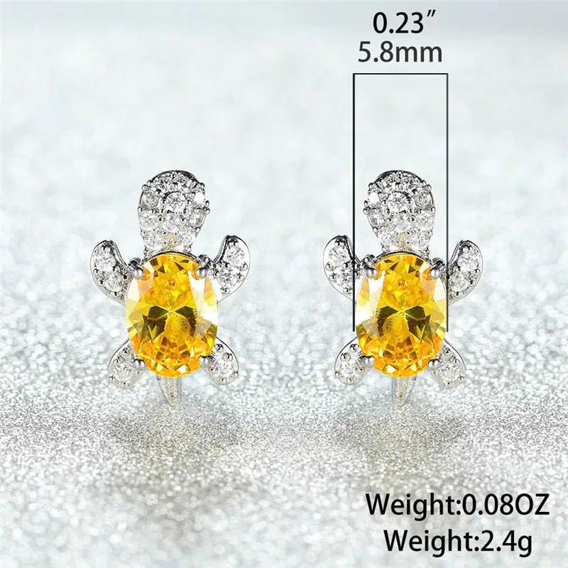 Tide Treasures I  Turtle Earring