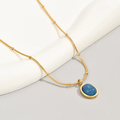 Blue Lagoon I Pearl Necklace