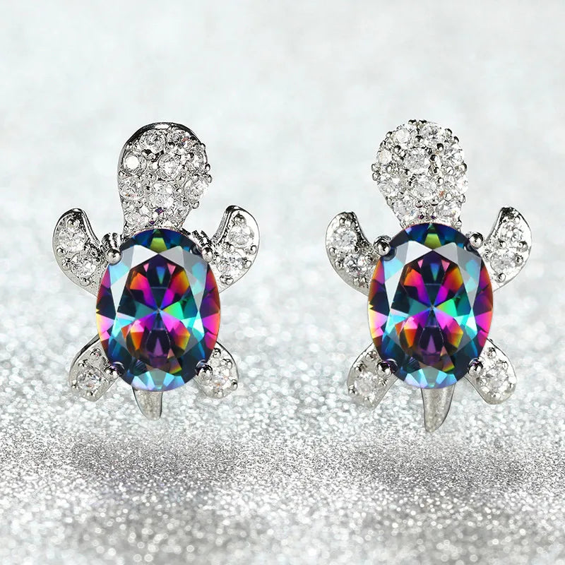 Tide Treasures I  Turtle Earring