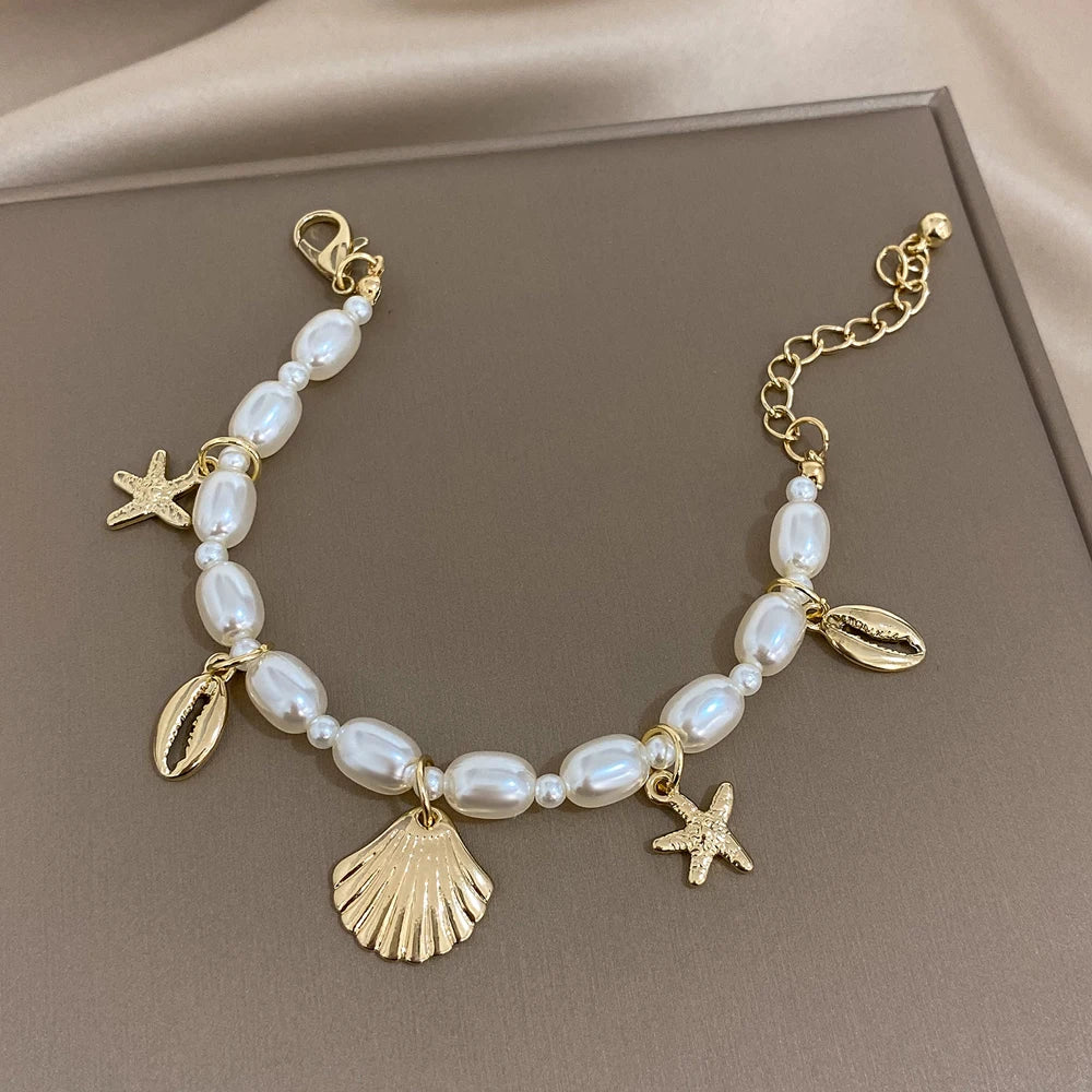 White Shore I Seastar Bracelet