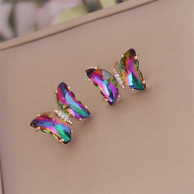 Iridescent Flutter I Butterfly Earring