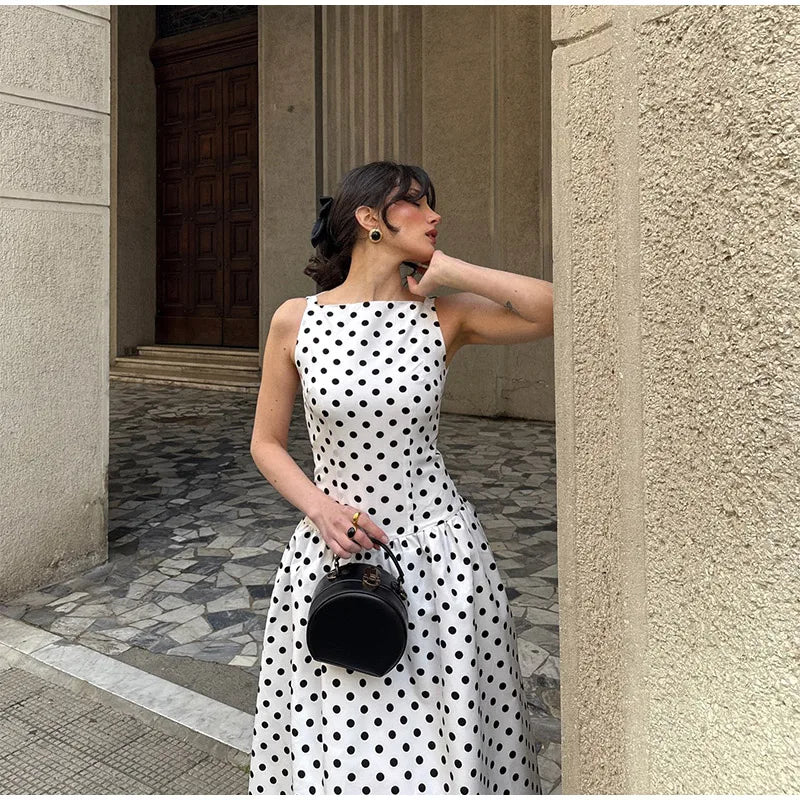 Zadie I Elegant Dot Dress