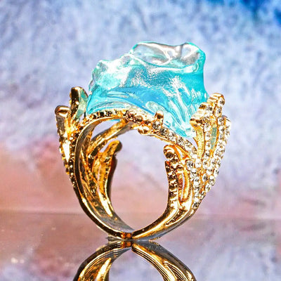 Ocean Pulse I Wave Ring