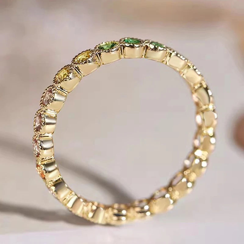 Colour Gleam | Vintage Rainbow Ring