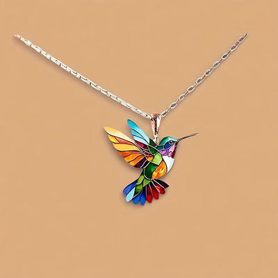 Daizy I Hummingbird Vintage Necklace