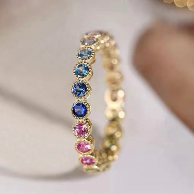 Colour Gleam | Vintage Rainbow Ring