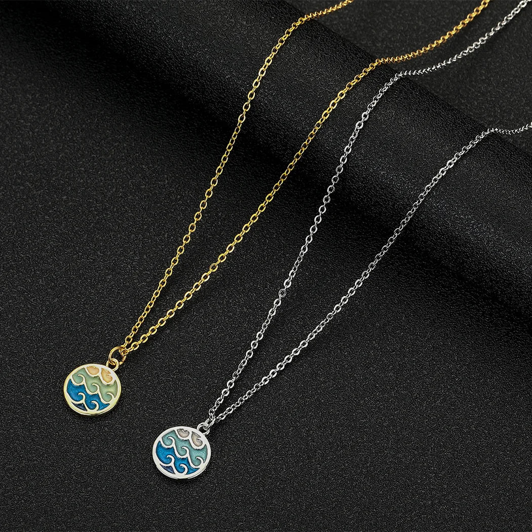 Serene Wave | Golden Wave Necklace