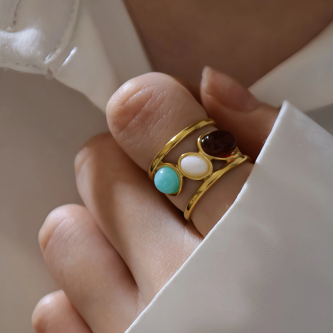 Tideborn I Opal Stone Ring