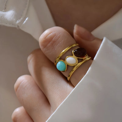 Tideborn I Opal Stone Ring