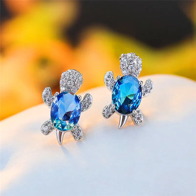Tide Treasures I  Turtle Earring