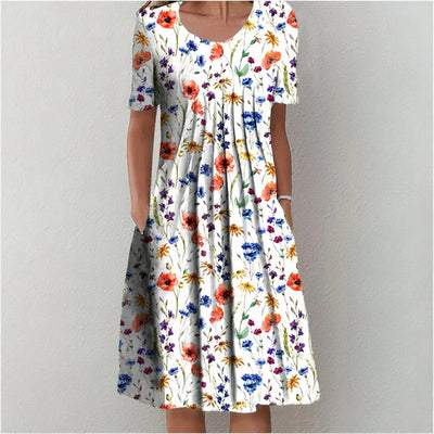 Morwenna | Flattering Floral Dress