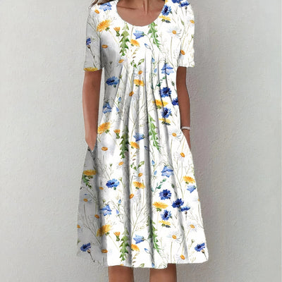 Morwenna | Flattering Floral Dress