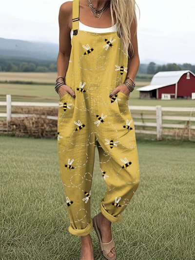 JULIA | PLAYFUL PRINT OVERALLS