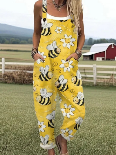 JULIA | PLAYFUL PRINT OVERALLS