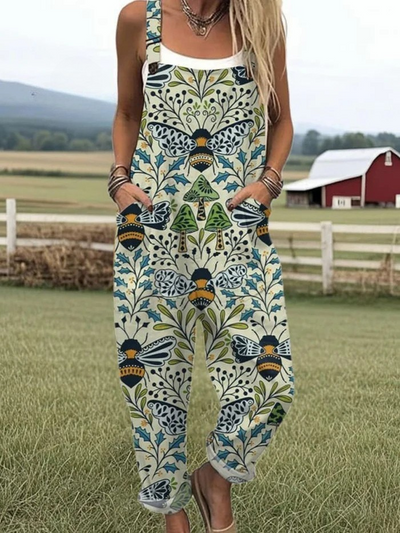 JULIA | PLAYFUL PRINT OVERALLS