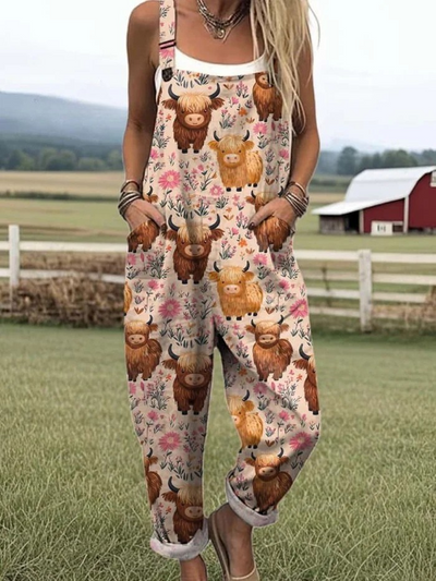 JULIA | PLAYFUL PRINT OVERALLS