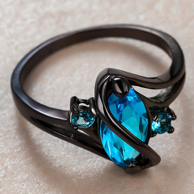 Sovereign I Blue Opal Ring