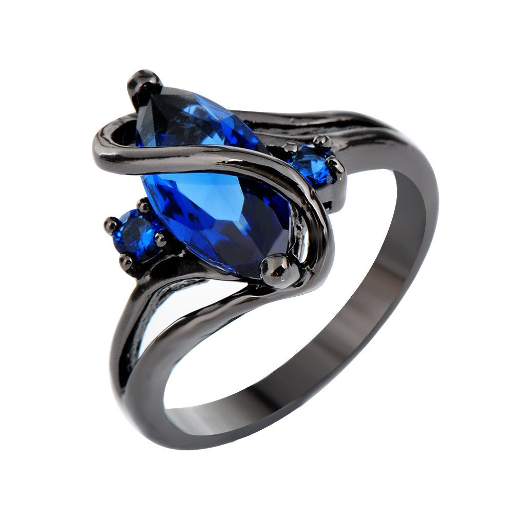 Sovereign I Blue Opal Ring