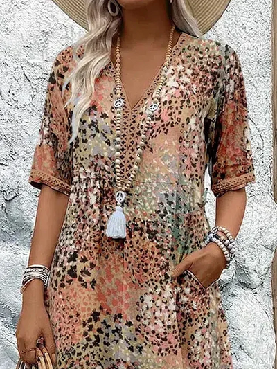 GRACE | LIGHTWEIGHT FLARED MIDI DRESS
