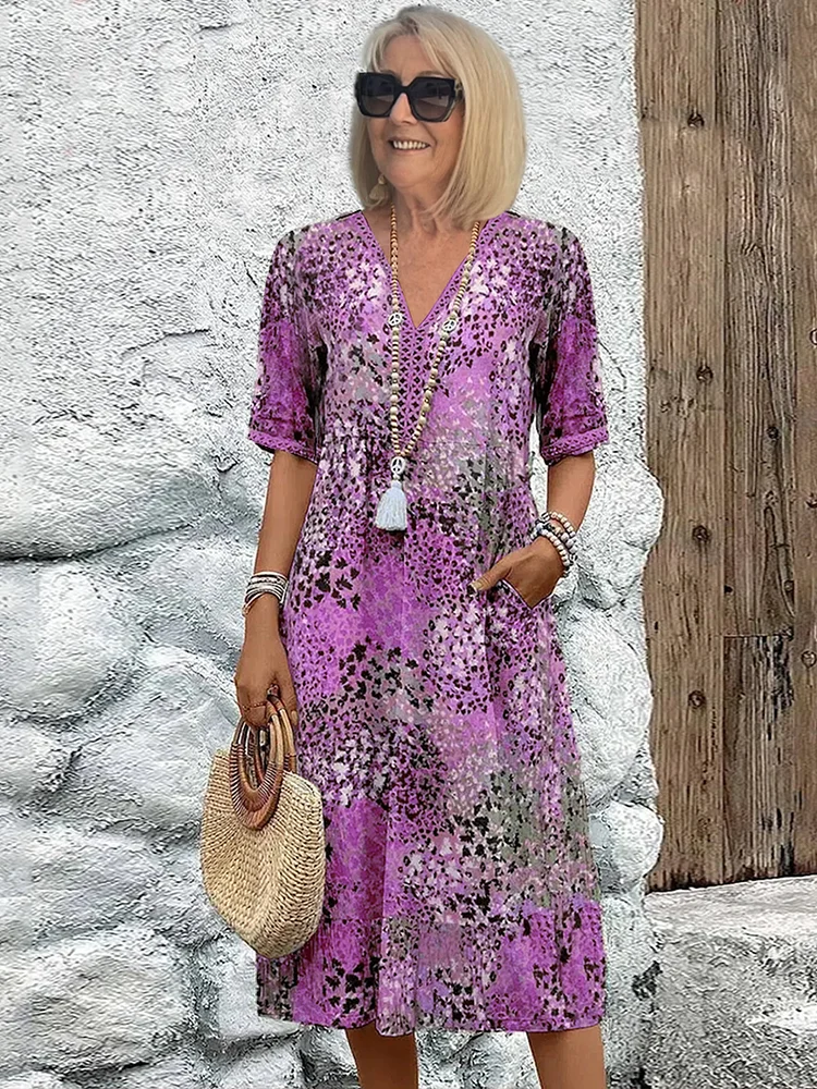 GRACE | LIGHTWEIGHT FLARED MIDI DRESS