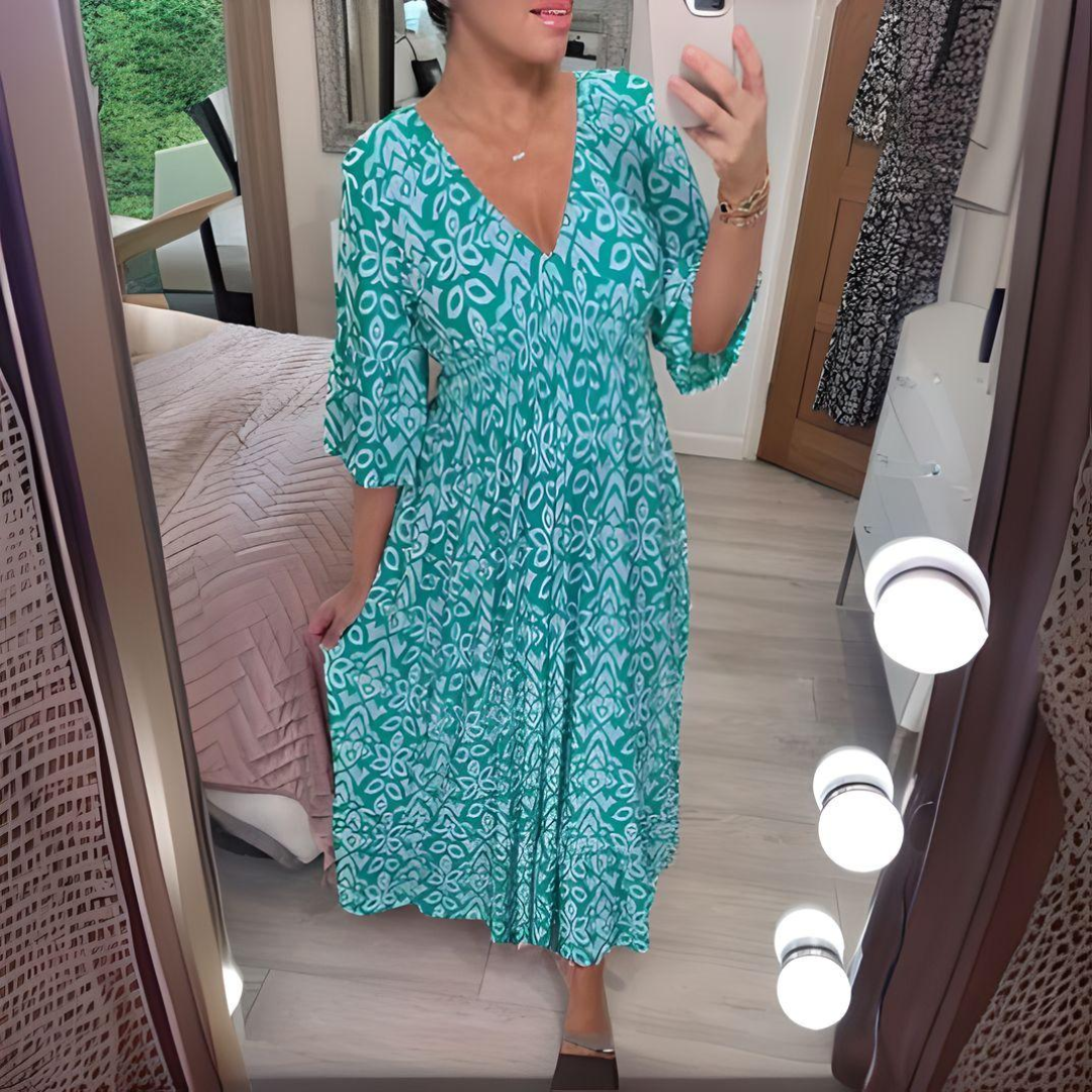 Coco - Boho Printed Dress